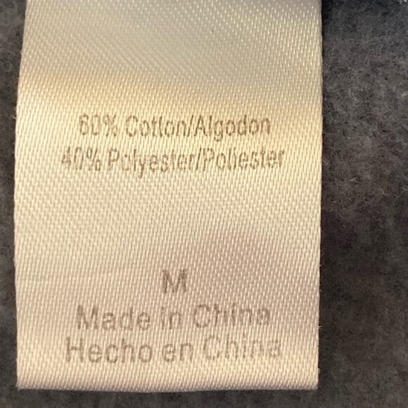 Def Leppard Gray Hooded Sweatshirt Spellout and Leopard Graphic Size Medium - Picture 6 of 7